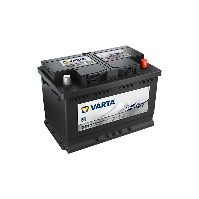 Batterie Camions VARTA D33 12V 66 Ah 510 A