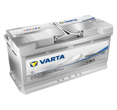 Batterie Camping Car VARTA LA105 12V 105 Ah 950 A