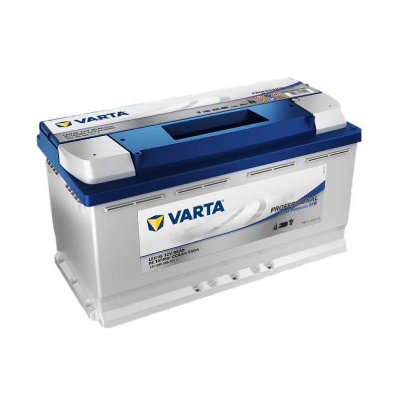 Batterie Bateau VARTA LED 95 12V 95 Ah 850 A