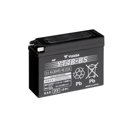 Batterie Moto YUASA YT4B-BS 12V 2,4 Ah 40 A