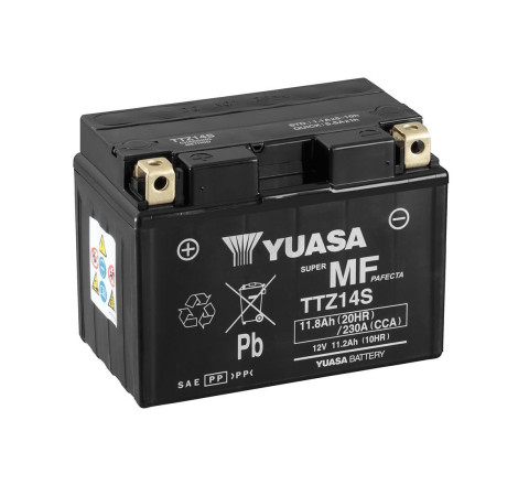 Batterie Moto YUASA TTZ14S 12V 11,8 Ah 230 A