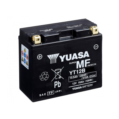 Batterie Moto YUASA YT12B 12V 10Ah 210A