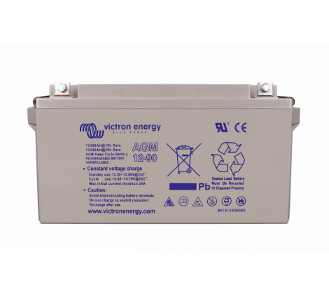 Batterie solaire Victron Energy BAT412800084 12V 90Ah