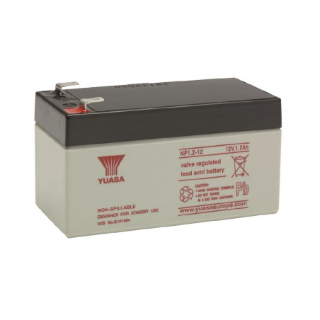 Batterie stationnaire Yuasa NP1.2-12 12V 1,2Ah