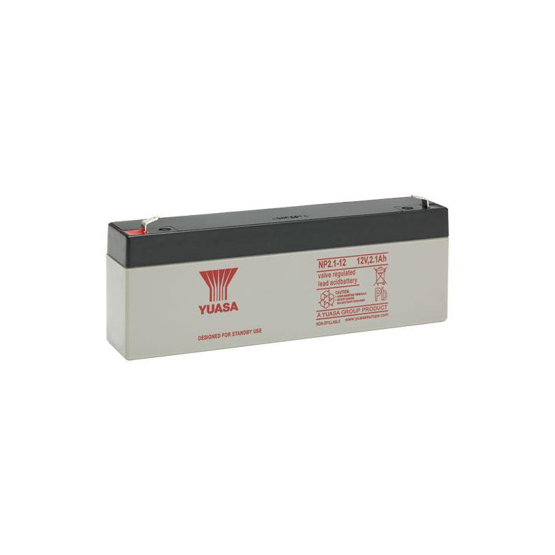 Batterie stationnaire Yuasa NP2.1-12 12V 2,1Ah