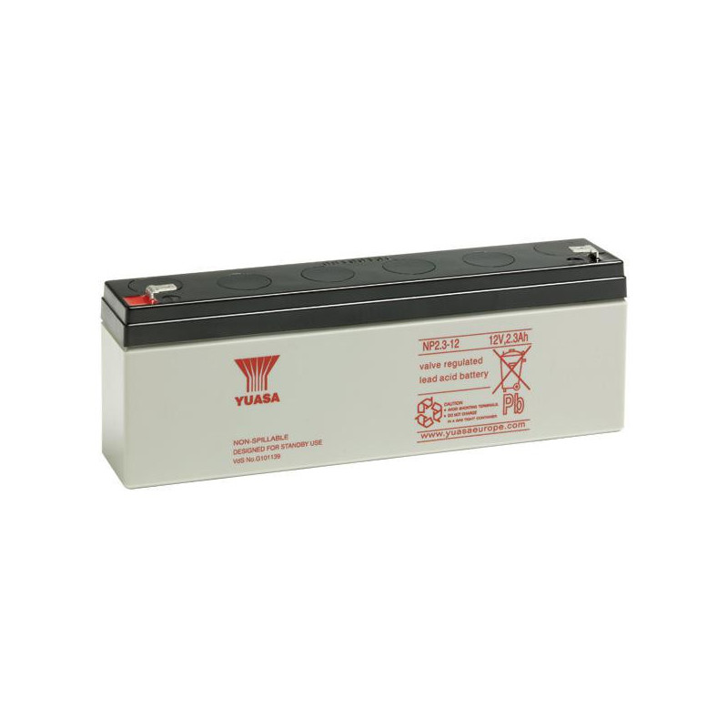 Batterie stationnaire Yuasa NP2.3-12 12V 2,3Ah