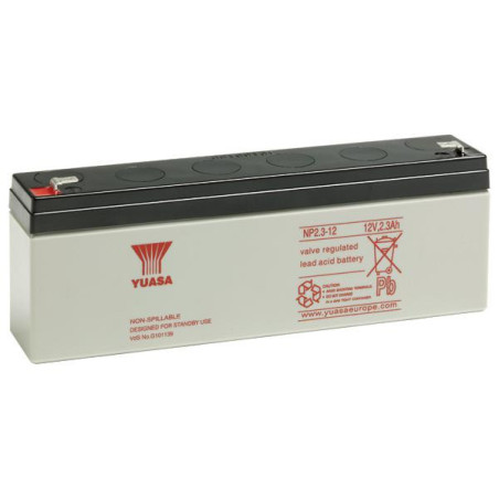 Batterie stationnaire Yuasa NP2.3-12 12V 2,3Ah