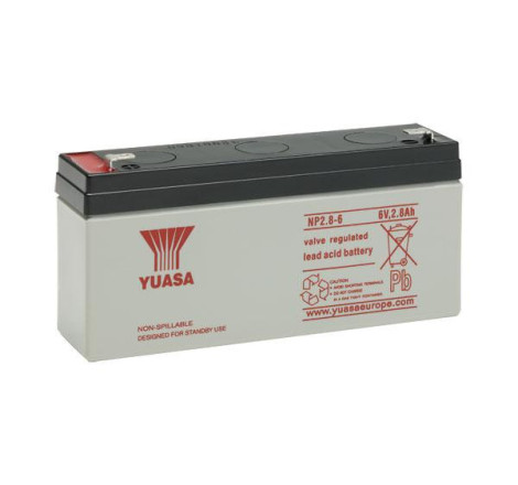 Batterie stationnaire Yuasa NP2.8-6 6V 2,8Ah