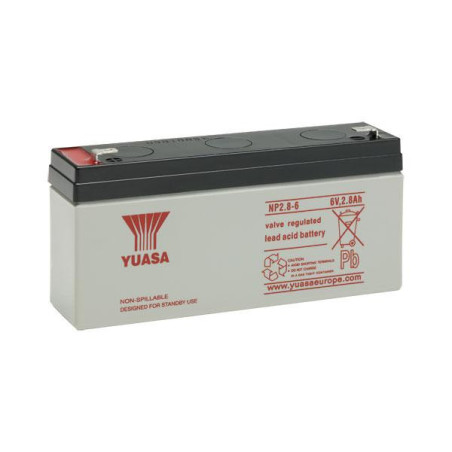 Batterie stationnaire Yuasa NP2.8-6 6V 2,8Ah