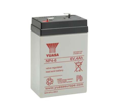 Batterie stationnaire Yuasa NP4-6 6V 4Ah