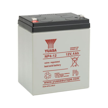 Batterie stationnaire Yuasa NP4-12 12V 4Ah