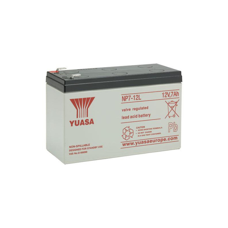 Batterie stationnaire Yuasa NP7-12 12V 7Ah