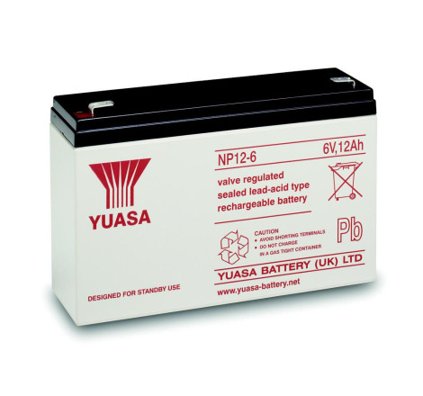 Batterie stationnaire Yuasa NP12-6 6V 12Ah