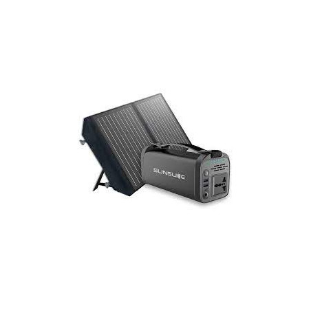 Pack SunSlice Batterie + Panneau Solaire Portable : Fusion 40W + Gravity 144Wh