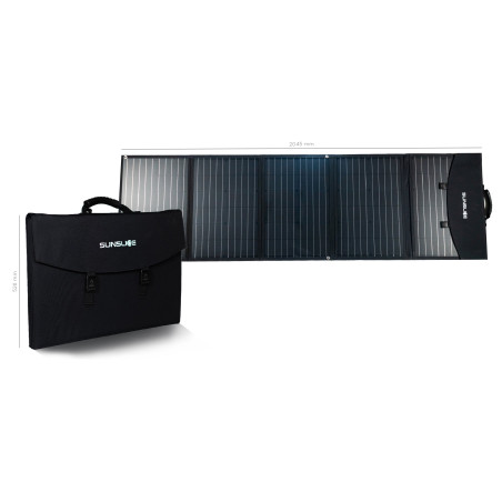 Pack SunSlice Batterie + Panneau Solaire Portable : Fusion 150W + Gravity 756Wh