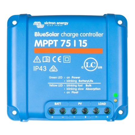 Régulateur de charge Victron Energy BlueSolar MPPT 75/15