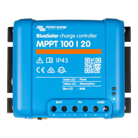 Régulateur de charge Victron Energy BlueSolar MPPT 100/20 (up tp 48V)