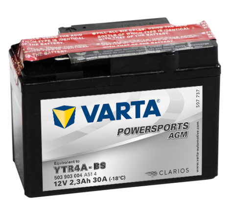 Batterie Moto VARTA YTR4A-BS 12V 2.3Ah 30A