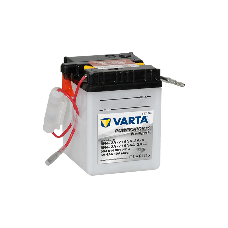 Batterie Moto VARTA 6N4-2A-2 6V 4Ah 10A