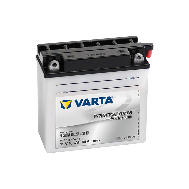 Batterie Moto VARTA 12N5-3B/B5L-B 12V 5Ah 60A