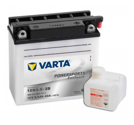 Batterie Moto VARTA 12N5.5-3B 12V 5.5Ah 55A