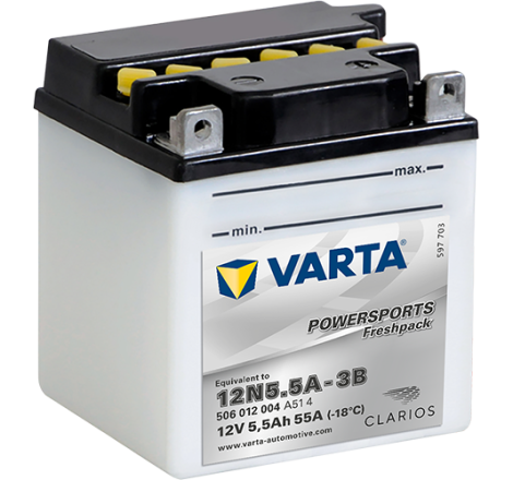 Batterie Moto VARTA 12N5.5A-3B 12V 5.5Ah 58A