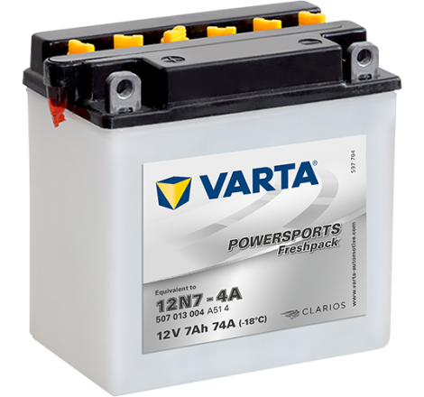 Batterie Moto VARTA 12N7-4A 12V 7Ah 74A