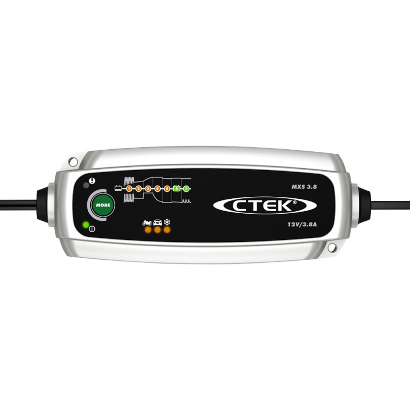 Chargeur batterie CTEK MXS 3.8 - 12V 0,8A & 3,8A